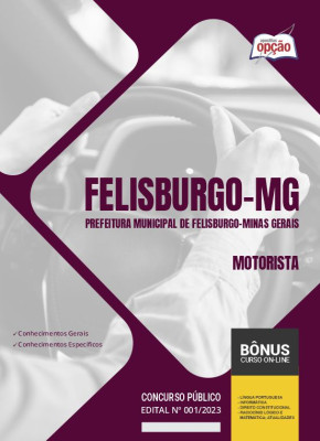 Apostila Prefeitura de Felisburgo - MG 2024 - Motorista