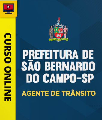 Curso Prefeitura de São Bernardo do Campo-SP - Agente de Trânsito