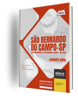 Apostila Prefeitura de São Bernardo do Campo - SP 2024 - Ajudante Geral