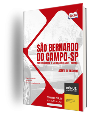 Apostila Prefeitura de São Bernardo do Campo - SP 2024 - Agente de Trânsito