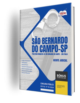 Apostila Prefeitura de São Bernardo do Campo - SP 2024 - Agente Judicial