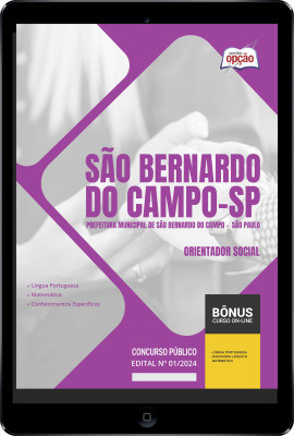 Apostila Prefeitura de São Bernardo do Campo - SP em PDF - Orientador Social 