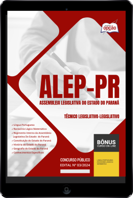 Apostila ALEP em PDF - Técnico Legislativo-Legislativo 