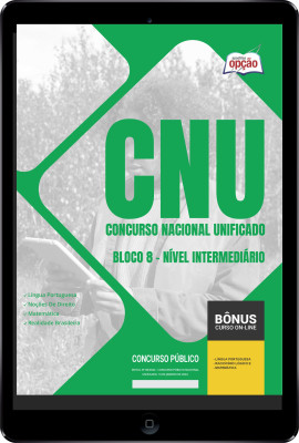 Apostila CNU em PDF - Bloco 8 - Nível Intermediário 2024