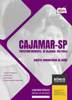 Apostila Prefeitura de Cajamar - SP 2024 - Agentes Comunitários de Saúde