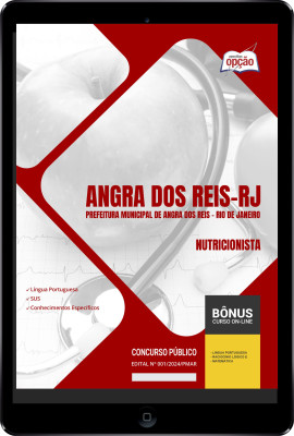 Apostila Prefeitura de Angra dos Reis - RJ em PDF 2024 - Nutricionista