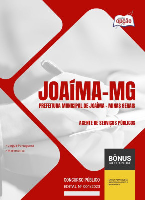 Apostila Prefeitura de Joaíma - MG  Agente de Serviços Públicos