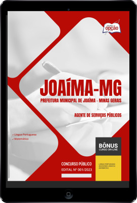 Apostila Prefeitura de Joaíma - MG em PDF Agente de Serviços Públicos 2024