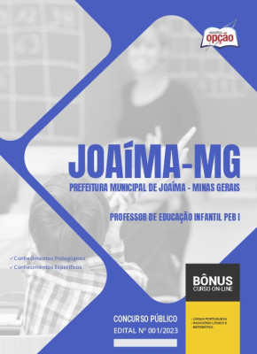 Apostila Prefeitura de Joaíma - MG 2024 Professor de Educação Infantil PEB I