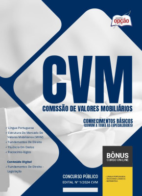 Apostila CVM 2024 - Conhecimentos Básicos  (Comum a todas as Especialidades) 