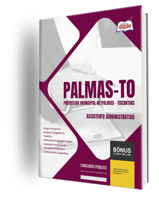 Apostila Prefeitura de Palmas - TO 2024 - Assistente Administrativo