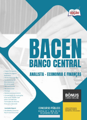 Apostila BACEN 2024 - Analista - Economia e Finanças
