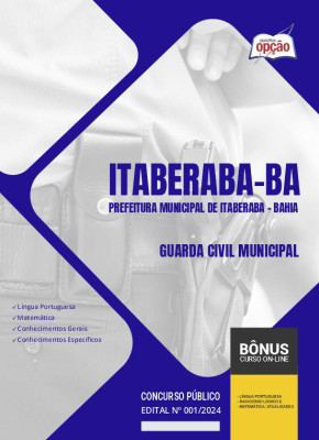 Apostila Prefeitura de Itaberaba - BA  - Guarda Civil Municipal