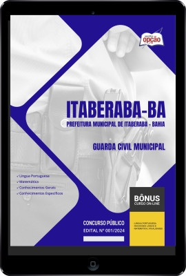 Apostila Prefeitura de Itaberaba - BA em PDF - Guarda Civil Municipal 2024