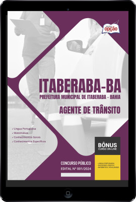 Apostila Prefeitura de Itaberaba - BA em PDF - Agente de Trânsito 2024