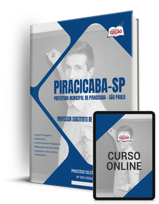 Apostila Prefeitura de Piracicaba - SP 2024 - Professor Substituto de Ensino Fundamental