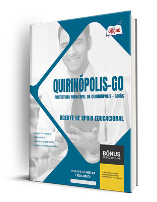 Apostila Prefeitura de Quirinópolis - GO 2024 - Agente de Apoio Educacional