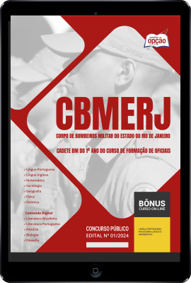Apostila CBMERJ em PDF - Cadete BM do 1º ano do Curso de Formação de Oficiais 2024