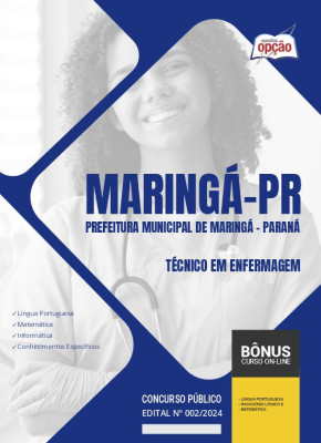 Apostila Prefeitura de Maringá - PR 2024 - Técnico em Enfermagem