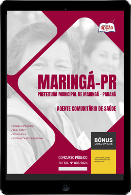 Apostila Prefeitura de Maringá - PR em PDF - Agente Comunitário de Saúde 2024