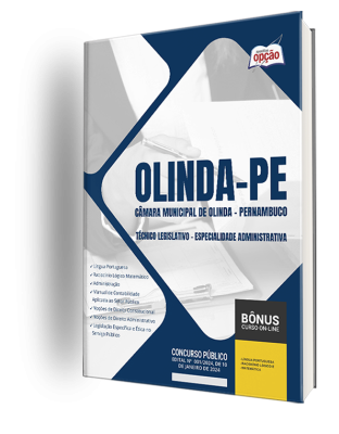 Apostila Câmara de Olinda - PE 2024 - Técnico Legislativo - Especialidade: Administrativa