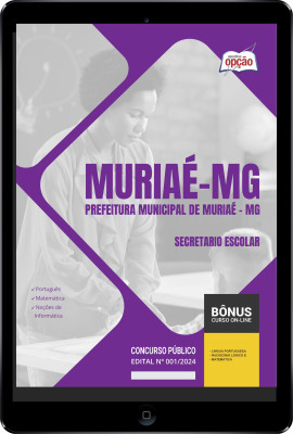 Apostila Prefeitura de Muriaé - MG em PDF - Secretario Escolar 2024