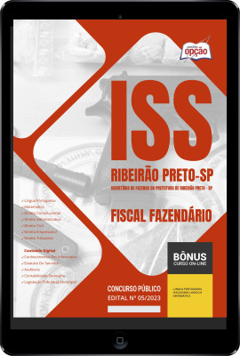 Apostila ISS Ribeirão Preto - SP em PDF - Fiscal Fazendário 2024