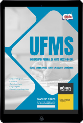 Apostila UFMS em PDF - Técnico-Administrativo: Técnico em Assuntos Educacionais 2024