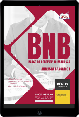 Apostila BNB - Banco do Nordeste em PDF - Analista Bancário 1 2024