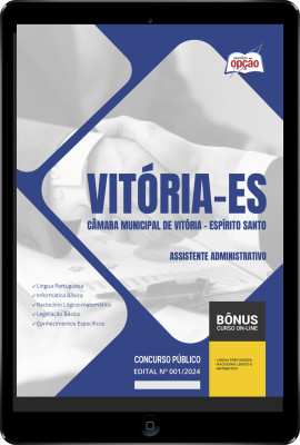 Apostila Câmara de Vitória - ES em PDF - Assistente Administrativo 2024