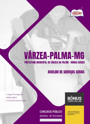 Apostila Prefeitura de Várzea da Palma - MG 2024 - Auxiliar de Serviços Gerais