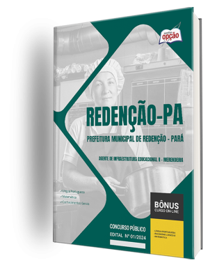 Apostila Prefeitura de Redenção - PA  - Agente de Infraestrutura Educacional II - Merendeira