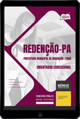 Apostila Prefeitura de Redenção - PA em PDF - Orientador Educacional 2024