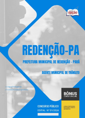 Apostila Prefeitura de Redenção - PA 2024 - Agente Municipal de Trânsito