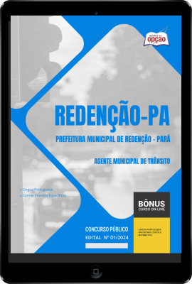 Apostila Prefeitura de Redenção - PA em PDF - Agente Municipal de Trânsito 2024