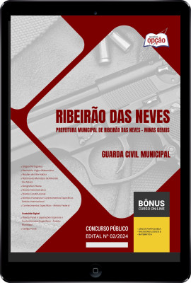Apostila Prefeitura de Ribeirão das Neves - MG em PDF - Guarda Civil Municipal 