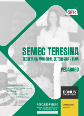 Apostila SEMEC Teresina - PI 2024 - Pedagogo