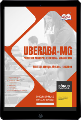 Apostila Prefeitura de Uberaba - MG em PDF - Agente de Serviços Públicos - Educador 