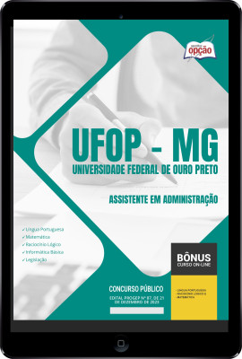 Apostila UFOP em PDF - Assistente em Administração 2024