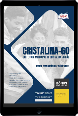 Apostila Prefeitura de Cristalina - GO em PDF - Agente Comunitário de Saúde (ACS) 