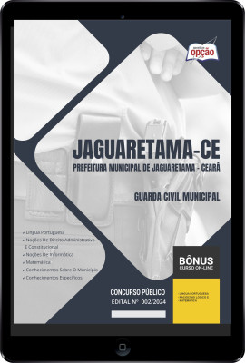 Apostila Prefeitura de Jaguaretama - CE em PDF - Guarda Civil Municipal 2024