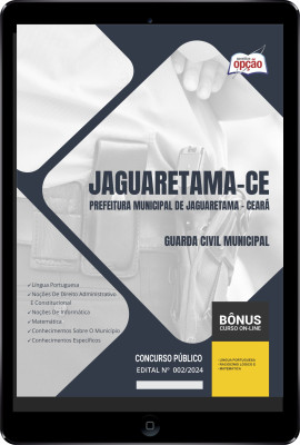 Apostila Prefeitura de Jaguaretama - CE em PDF - Guarda Civil Municipal 