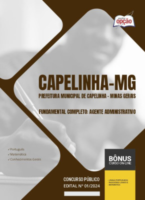 Apostila Prefeitura de Capelinha - MG 2024 - Fundamental Completo