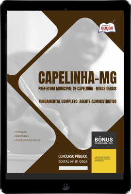 Apostila Prefeitura de Capelinha - MG em PDF - Fundamental Completo 2024