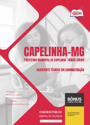 Apostila Prefeitura de Capelinha - MG 2024 - Assistente Técnico em Administração