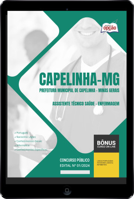 Apostila Prefeitura de Capelinha - MG em PDF - Assistente Técnico Saúde - Enfermagem 2024