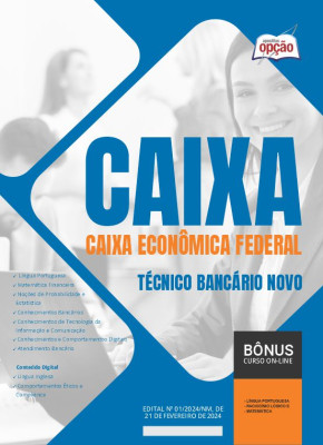 Apostila CAIXA 2024 - Técnico Bancário Novo