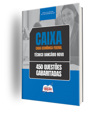 Caderno Caixa - Técnico Bancário Novo - 450 Questões Gabaritadas