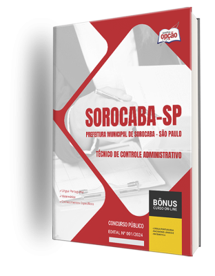 Apostila Prefeitura de Sorocaba - SP 2024 - Técnico de Controle Administrativo