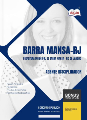 Apostila Prefeitura de Barra Mansa - RJ 2024 - Agente Disciplinador